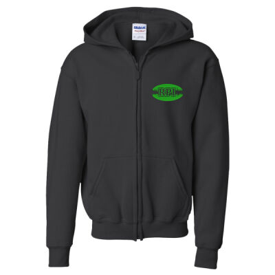 Racine Paranormal Investigators - Heavy Blend Youth Full-Zip Hooded Sweatshirt Thumbnail