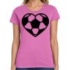 Ladies Heavy Cotton 100% Cotton T Shirt Thumbnail