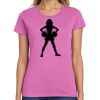 Ladies Heavy Cotton 100% Cotton T Shirt Thumbnail