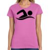 Ladies Heavy Cotton 100% Cotton T Shirt Thumbnail