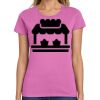Ladies Heavy Cotton 100% Cotton T Shirt Thumbnail