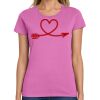 Ladies Heavy Cotton 100% Cotton T Shirt Thumbnail