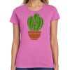 Ladies Heavy Cotton 100% Cotton T Shirt Thumbnail