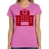 Ladies Heavy Cotton 100% Cotton T Shirt Thumbnail