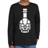 Youth Heavy Cotton 100% Cotton Long Sleeve T Shirt Thumbnail