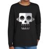 Youth Heavy Cotton 100% Cotton Long Sleeve T Shirt Thumbnail