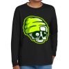 Youth Heavy Cotton 100% Cotton Long Sleeve T Shirt Thumbnail