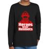 Youth Heavy Cotton 100% Cotton Long Sleeve T Shirt Thumbnail