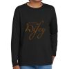 Youth Heavy Cotton 100% Cotton Long Sleeve T Shirt Thumbnail