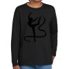Youth Heavy Cotton 100% Cotton Long Sleeve T Shirt Thumbnail