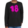 Youth Heavy Cotton 100% Cotton Long Sleeve T Shirt Thumbnail