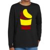 Youth Heavy Cotton 100% Cotton Long Sleeve T Shirt Thumbnail