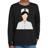 Youth Heavy Cotton 100% Cotton Long Sleeve T Shirt Thumbnail